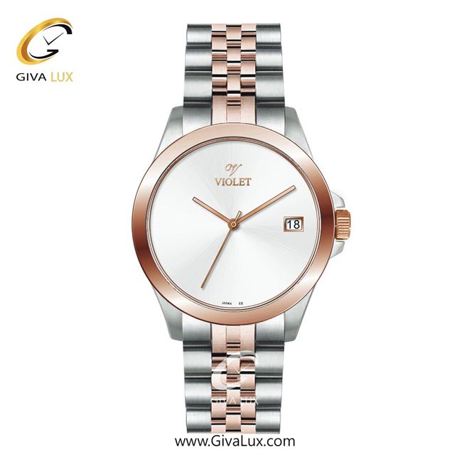 ساعت مچی اورجینال مردانه ویولت VIOLET نقره ای-رزگلد | رزگلد-نقره ای| نقره ای| کد رفرنس 0589/2